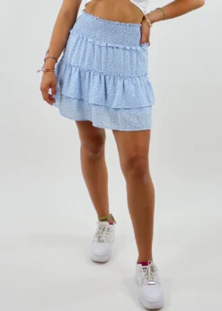 Le Lis All To Me Skirt ★ Baby Blue Floral Bottoms 12 Le Lis All To Me Skirt ★ Baby Blue Floral Bottoms