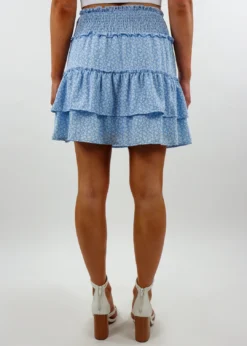 Le Lis All To Me Skirt ★ Baby Blue Floral Bottoms 11 Le Lis All To Me Skirt ★ Baby Blue Floral Bottoms