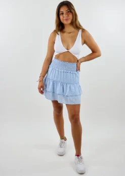 Le Lis All To Me Skirt ★ Baby Blue Floral Bottoms 13 Le Lis All To Me Skirt ★ Baby Blue Floral Bottoms