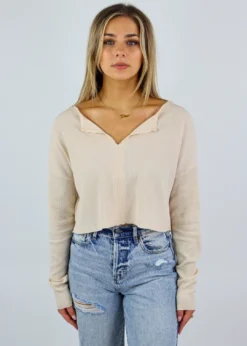 Mono B Wake Up Top ★ Sand Newness