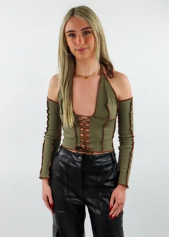 Stevenella Today Was A Fairytale Top ★ Olive Tops