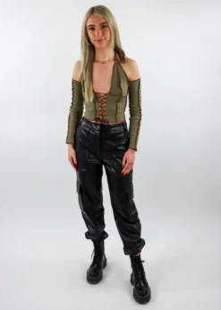 Stevenella Today Was A Fairytale Top ★ Olive Tops