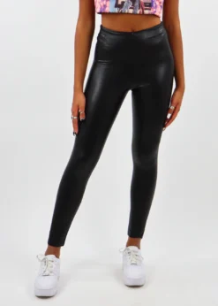 Vintage Havana Wild For The Night Leather Leggings ★ Black Bottoms