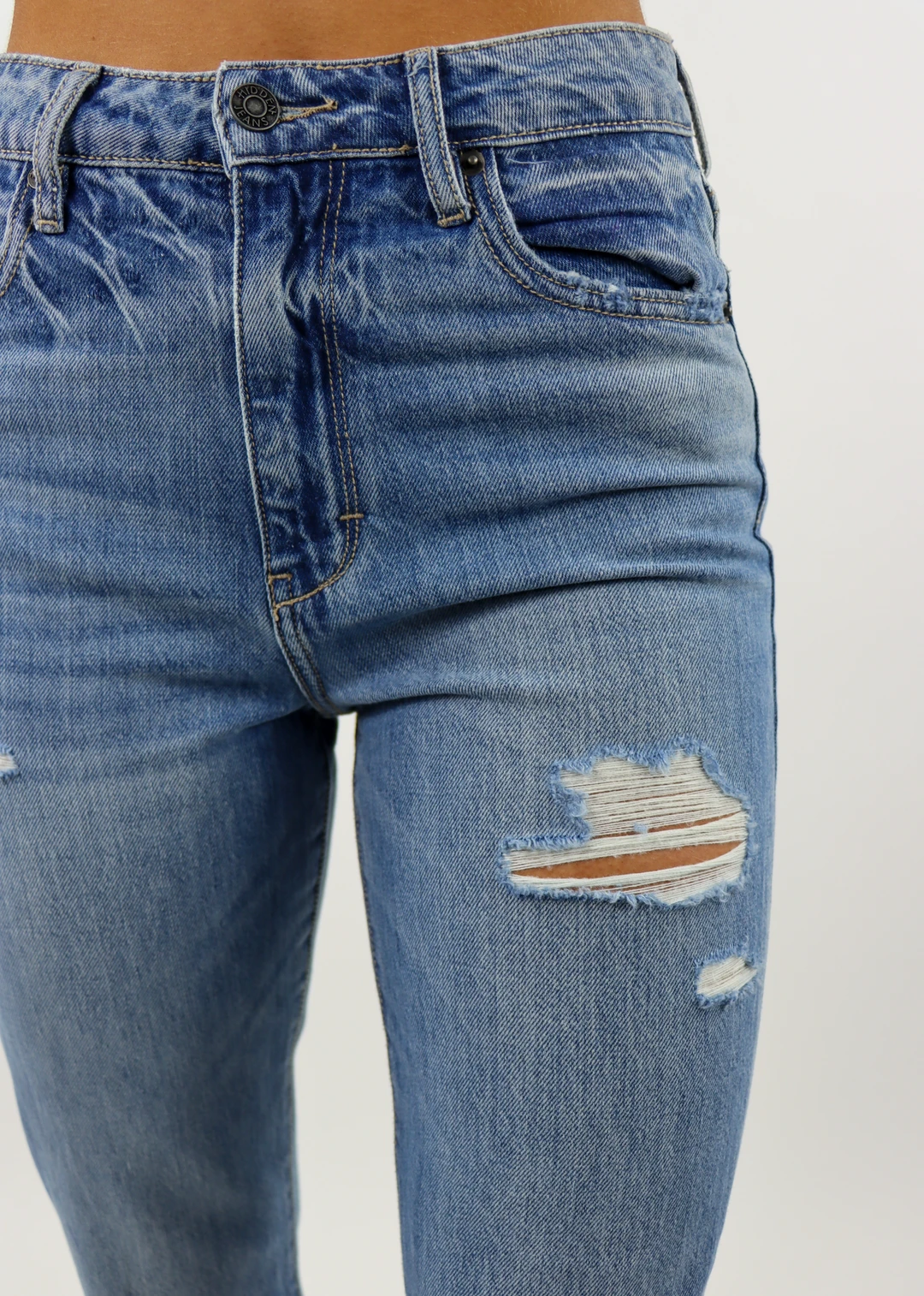 Hidden Jeans Level Up Straight Leg Jeans ★ Medium Wash 5 Hidden Jeans Level Up Straight Leg Jeans ★ Medium Wash