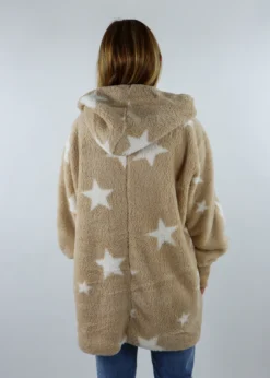 Hem & Thread Fuzzy Star Jacket ★ Tan