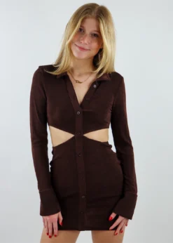 Sky To Moon Dresses Love In The Dark Dress ★ Brown