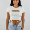 Le Lis Love On The Brain Top ★ White 2 Le Lis Love On The Brain Top ★ White