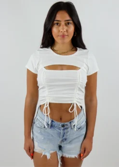 Le Lis Love On The Brain Top ★ White