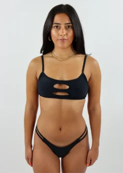 Motel Love Shack Bikini Top ★ Black