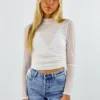 Emory Park Wildest Dreams Long Sleeve Top ★ White