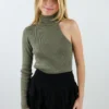 Le Lis Tops Wait 4 U Long Sleeve Top ★ Olive 1 Le Lis Tops Wait 4 U Long Sleeve Top ★ Olive