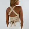 Le Lis Sale Back To You Tank ★ Beige