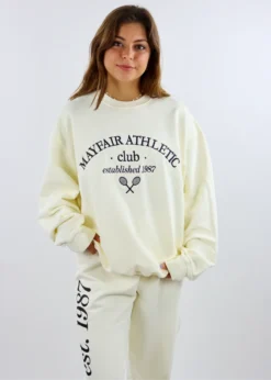 Mayfair Group Mayfair Athletic Club Crewneck ★ Cream