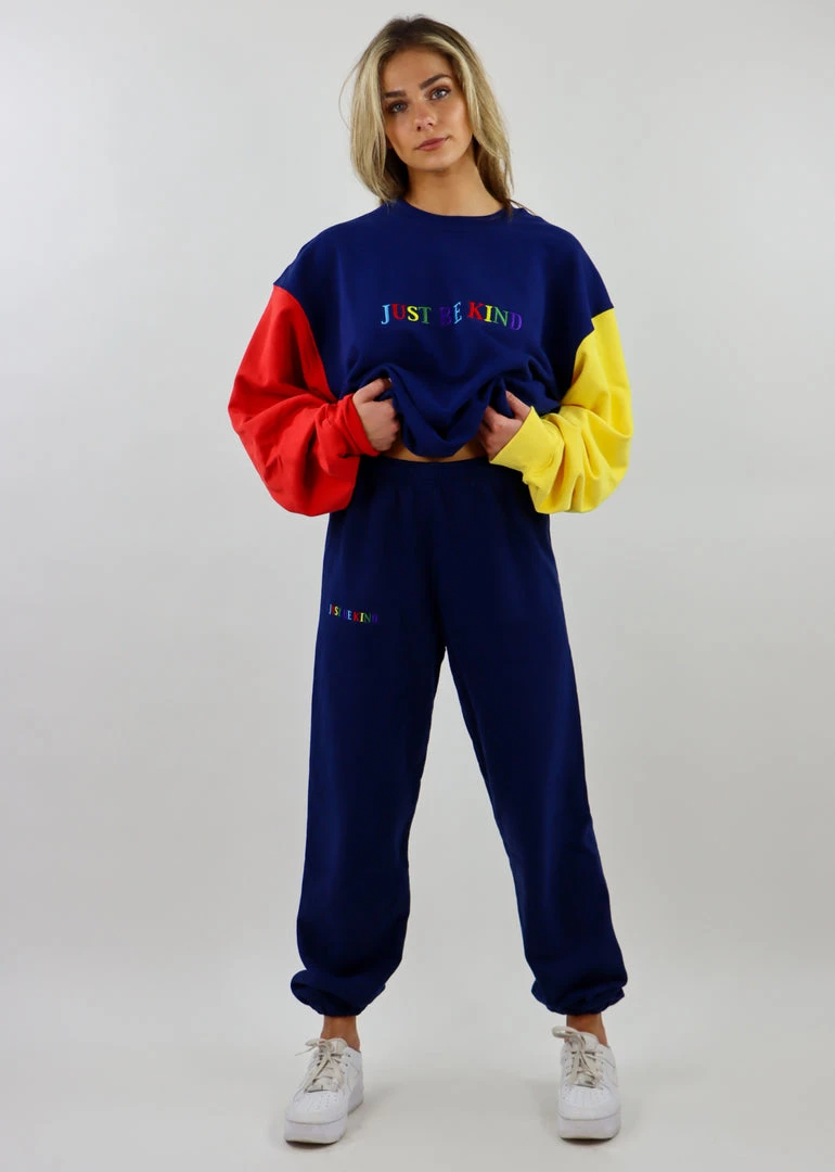 Mayfair Group Mayfair Just Be Kind Sweatpants ★ Navy 7 Mayfair Group Mayfair Just Be Kind Sweatpants ★ Navy