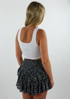 Motel Sugar Embroidered Tank ★ White