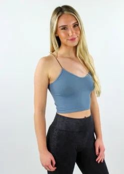 NIKIBIKI Dreamer Tank ★ Dusty Blue Best Sellers