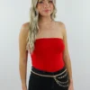 NIKIBIKI Seamless Tops Uptown Girl Tube Top ★ Red 1 NIKIBIKI Seamless Tops Uptown Girl Tube Top ★ Red