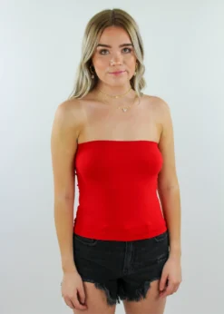 NIKIBIKI Seamless Tops Uptown Girl Tube Top ★ Red