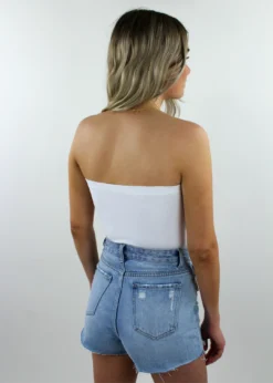 NIKIBIKI Seamless Tops Uptown Girl Tube Top ★ White 9 NIKIBIKI Seamless Tops Uptown Girl Tube Top ★ White