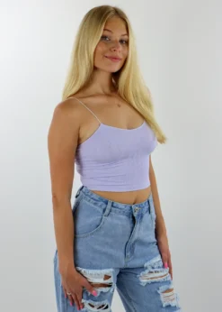 NIKIBIKI Tops Dreamer Ribbed Tank ★ Lavender