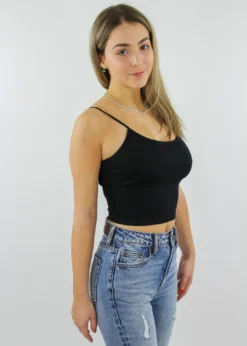 NIKIBIKI Tops Work It Out Low Back Tank Top ★ Black 9 NIKIBIKI Tops Work It Out Low Back Tank Top ★ Black