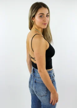 NIKIBIKI Tops Work It Out Low Back Tank Top ★ Black
