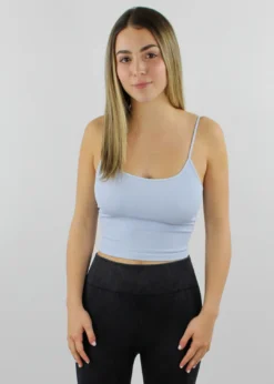 NIKIBIKI Work It Out Low Back Tank Top ★ Baby Blue