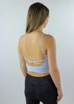 NIKIBIKI Work It Out Low Back Tank Top ★ Baby Blue