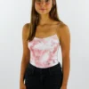 NIKIBIKI Keep Your Head Up Tank ★ Coral Tie Dye