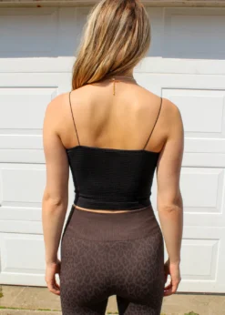 NIKIBIKI Best Sellers Dreamer Waffle Tank ★ Black