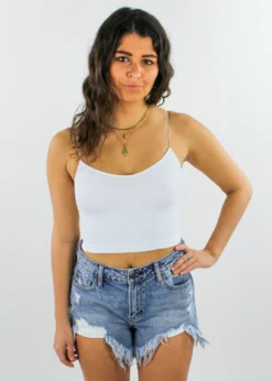 NIKIBIKI Best Sellers Dreamer Waffle Tank ★ White