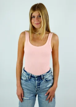 NIKIBIKI Spill The Tea Bodysuit ★ Peach