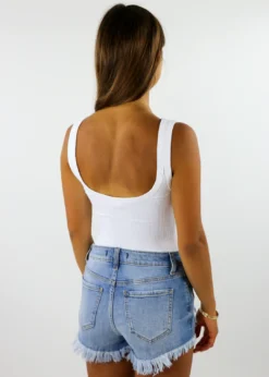 NIKIBIKI Spill The Tea Bodysuit ★ White