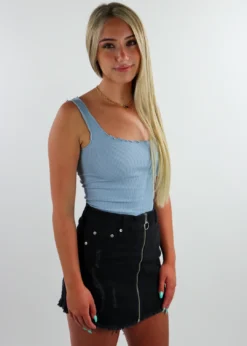 NIKIBIKI Get Wavey Top ★ Vintage Blue