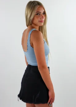 NIKIBIKI Get Wavey Top ★ Vintage Blue