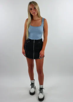 NIKIBIKI Get Wavey Top ★ Vintage Blue