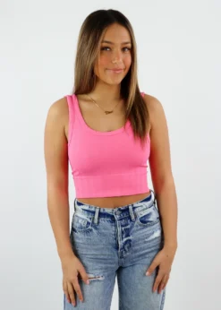 NIKIBIKI Newness Spill The Tea Plunge Tank ★ Bubble Gum