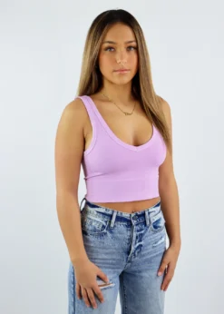 NIKIBIKI Newness Spill The Tea Plunge Tank ★ Lavender 13 NIKIBIKI Newness Spill The Tea Plunge Tank ★ Lavender