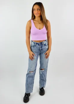 NIKIBIKI Newness Spill The Tea Plunge Tank ★ Lavender 17 NIKIBIKI Newness Spill The Tea Plunge Tank ★ Lavender