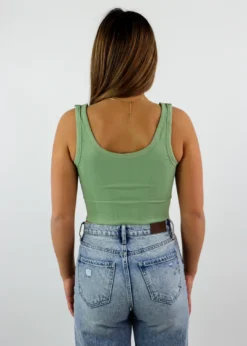 NIKIBIKI Spill The Tea Plunge Tank ★ Sage Newness 14 NIKIBIKI Spill The Tea Plunge Tank ★ Sage Newness