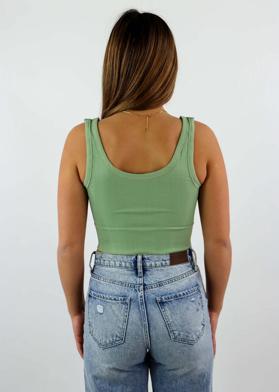 NIKIBIKI Spill The Tea Plunge Tank ★ Sage Newness 7 NIKIBIKI Spill The Tea Plunge Tank ★ Sage Newness