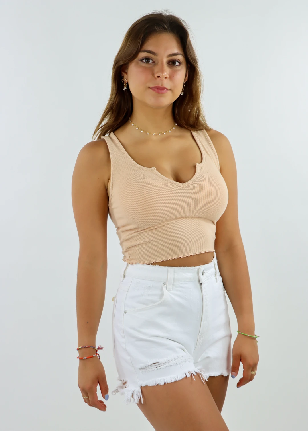 NIA Morning Breeze Tank ★ Tan Tops 5 NIA Morning Breeze Tank ★ Tan Tops