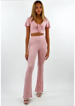 Dance & Marvel Bottoms Butterfly Kisses Pants ★ Blush