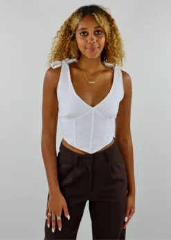 Pepper Mayo Sale Fairy Fountain Corset Top ★ White