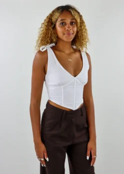 Pepper Mayo Sale Fairy Fountain Corset Top ★ White