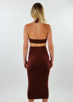 Pepper Mayo Pretty Girl Midi Dress ★ Brown 13 Pepper Mayo Pretty Girl Midi Dress ★ Brown