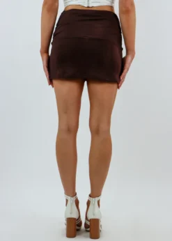 Pepper Mayo We Found Love Skirt ★ Brown Bottoms