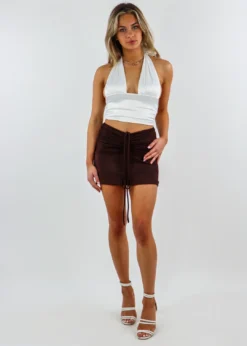 Pepper Mayo We Found Love Skirt ★ Brown Bottoms