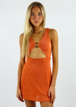 Pepper Mayo Broken Promises Dress ★ Orange