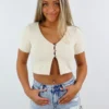 Pretty Garbage Take A Picture Top ★ Cream Newness 2 Pretty Garbage Take A Picture Top ★ Cream Newness